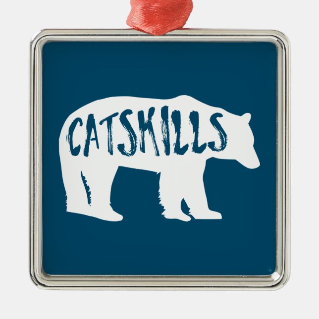 Catskills Bär Ornament Aus Metall (Vorne)