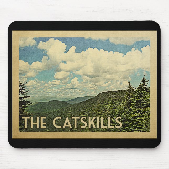 Catskills New York Vintage Travel Mousepad (Vorne)
