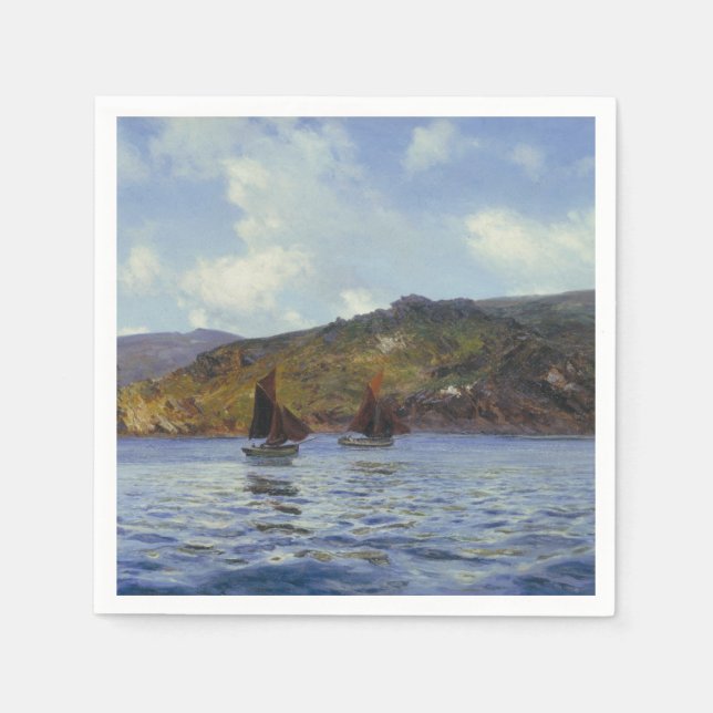 Catspaws off the Land (by Henry Moore) Serviette (Vorderseite)