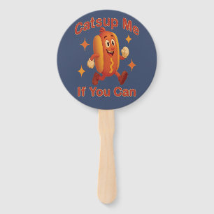 Catsup me if you can Funny Hot Dog - Ketchup Puff Fächer