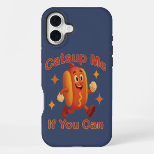 Catsup me if you can Funny Hot Dog - Ketchup Puff iPhone 16 Plus Hülle