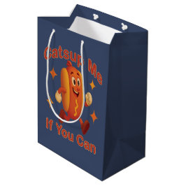 Catsup me if you can Funny Hot Dog - Ketchup Puff Mittlere Geschenktüte