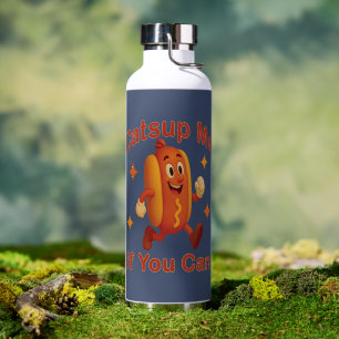 Catsup me if you can Funny Hot Dog - Ketchup Puff Trinkflasche