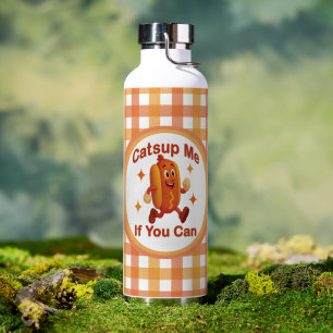 Catsup me if you can Funny Hot Dog - Ketchup Puff Trinkflasche