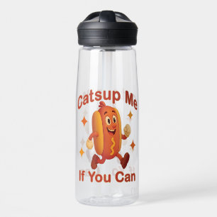 Catsup me if you can Funny Hot Dog - Ketchup Puff Trinkflasche
