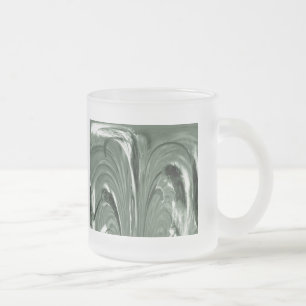 Cattails Abstrakte Tasse aus Glas - Wald