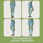 Cattails Monet Inspiriert Pastellblau und grün Leggings<br><div class="desc">Dieses von Monet Inspirierte Design wurde mit Reflexionen von Kattagelruten am Ufer für natürlich wunderschöne schicke Leggings geschaffen. Dieses Bild ist eine originelle Naturfotografie von JLW_FOTOGRAFIE.</div>