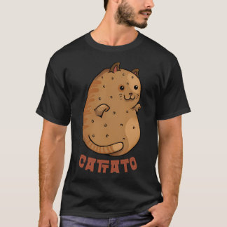 Cattato Funny Cat Potato Catato Vegan Animal T-Shirt