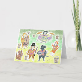 Catter Bilks Jazzband, Klarinette, Doppelbarsch Karte