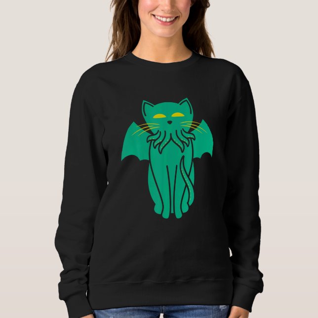 Catthulhu  Cat Sweatshirt (Vorderseite)