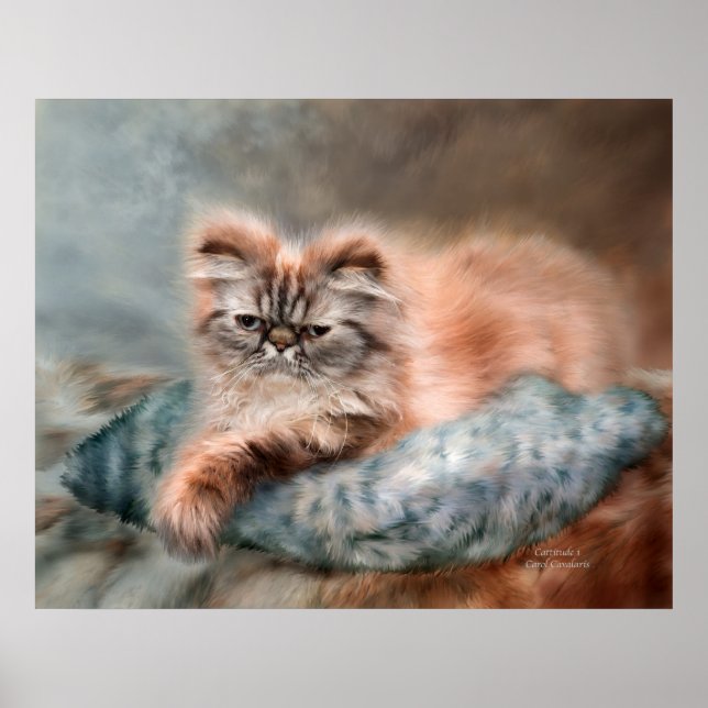 Cattitude 1 Art Poster/Print Poster (Vorne)