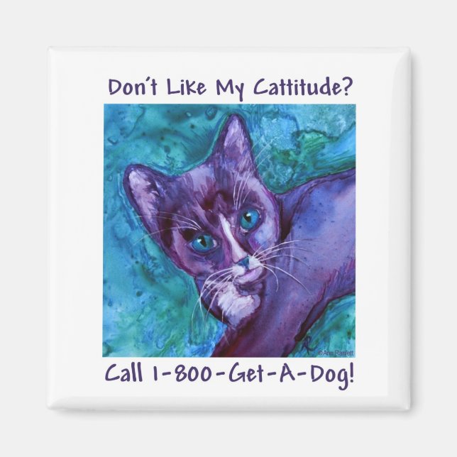 Cattitude Cat Magnet (Vorne)
