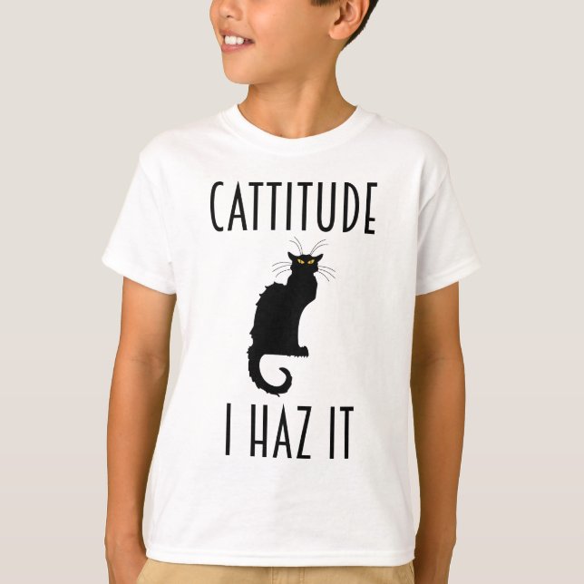 Cattitude - ich hab's T-Shirt (Vorderseite)