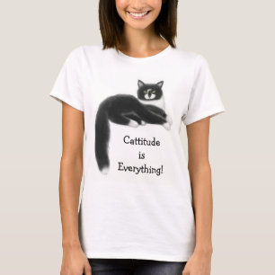 Cattitude ist alles Damen-Baby - Puppe Shirt