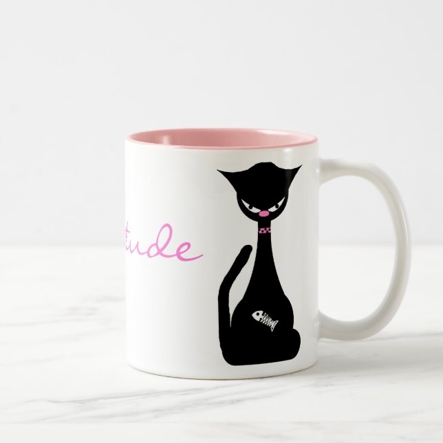 Cattitude Katzen-Liebhaber Tasse (Rechts)