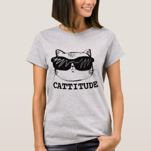 CATTITUDE Lustige Katzen T-Shirts