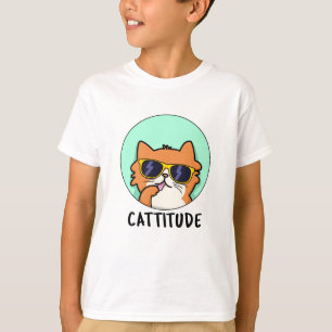 Cattitude Lustiger Katzenwitz T-Shirt