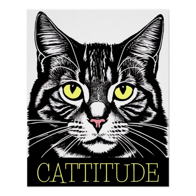 Cattitude Poster (Vorderseite)