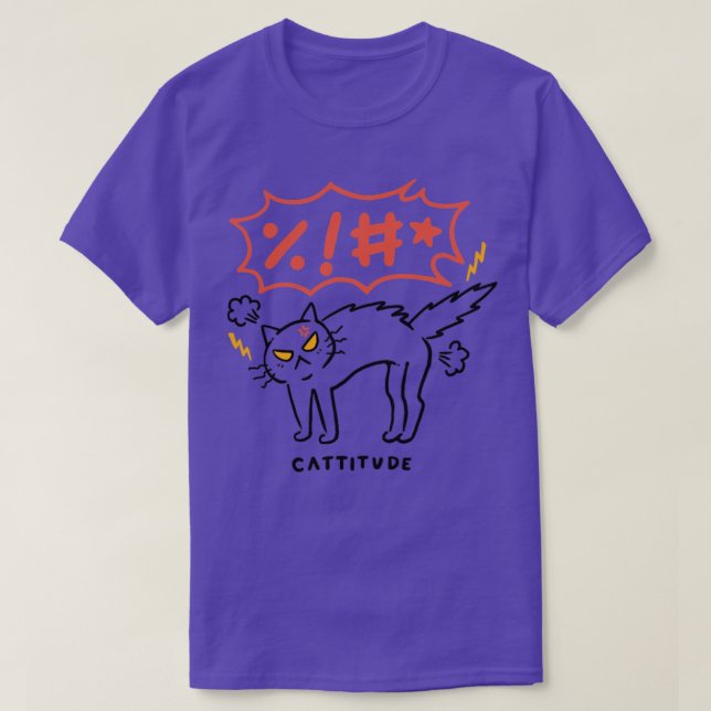 Cattitude T-Shirt (Design vorne)