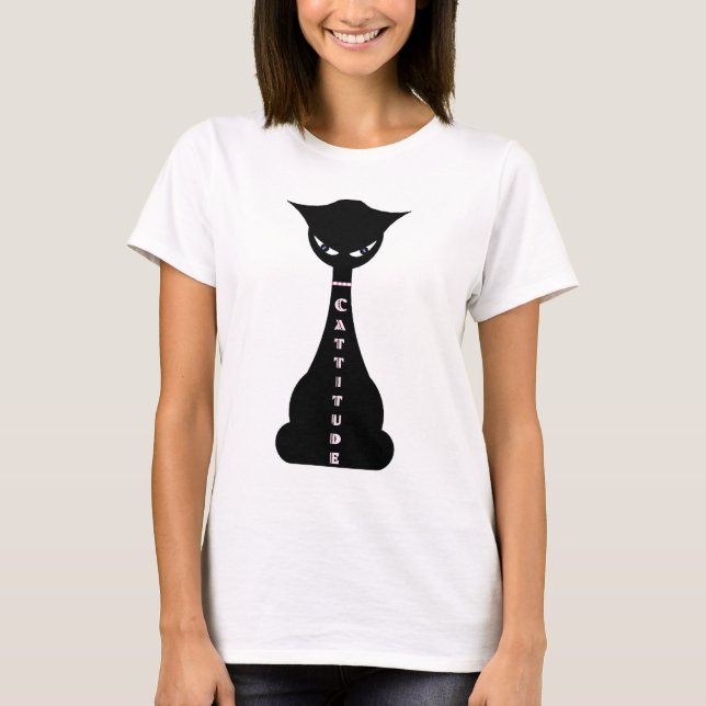 Cattitude T - Shirt (Vorderseite)