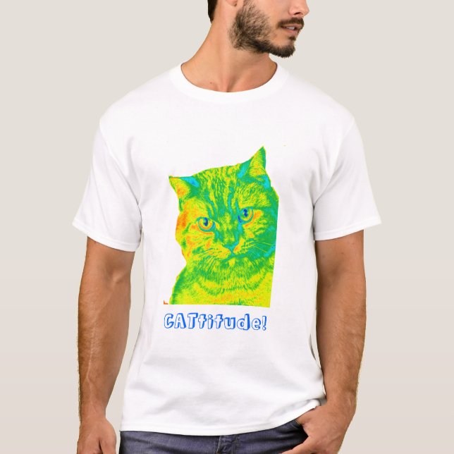 CATtitude! T-Shirt (Vorderseite)
