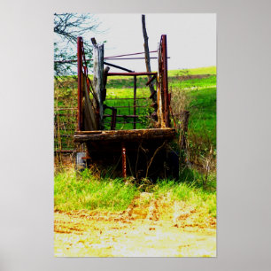 CAttle Chute-Szene Poster