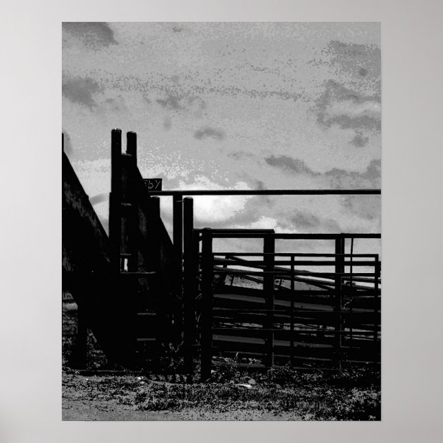 CAttle Chute-Szene Poster (Vorne)