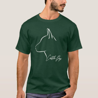 Cattle Dog Hundemutter Hunde Profil Mädchen T-Shirt