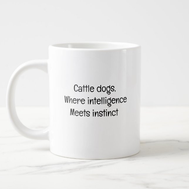 Cattle Dog Tasse (Links)