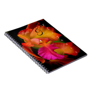 Cattleya-Orchid-Portrait Notizblock