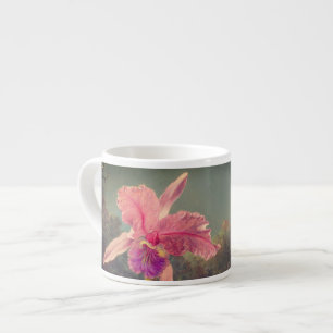 Cattleya Orchid und Three Hummingbirds Heade Espressotasse