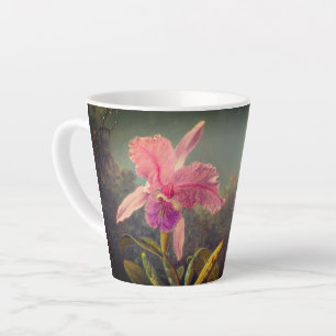 Cattleya Orchid und Three Hummingbirds Heade Milchtasse