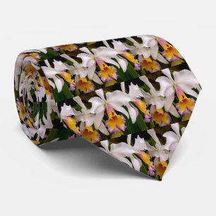 Cattleya Orchids Men's Krawatte