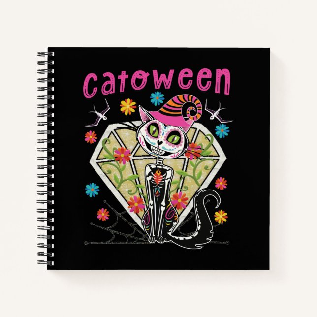 Cattoween Halloween Notizbuch (Vorderseite)