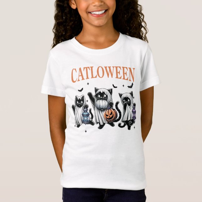 Cattoween Halloween Shirt (Vorderseite)