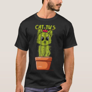 CatTus Cat Cactus Garening Sukkulente Pflanze T-Shirt