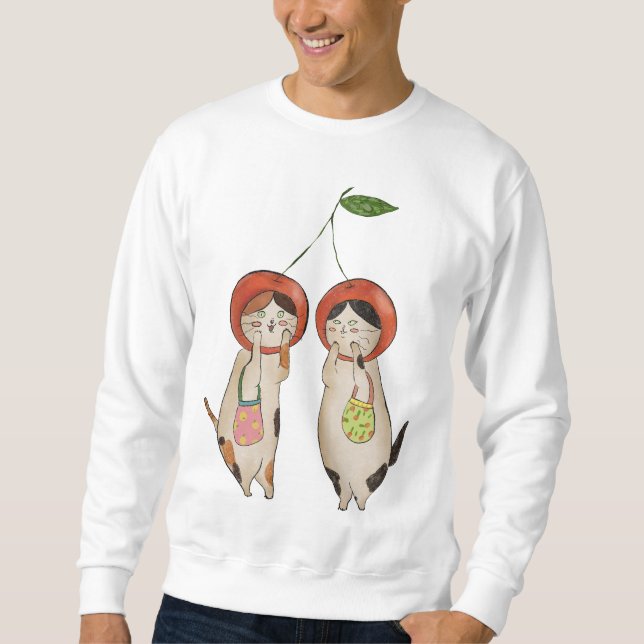 Catty Cherries Sweatshirt (Vorderseite)
