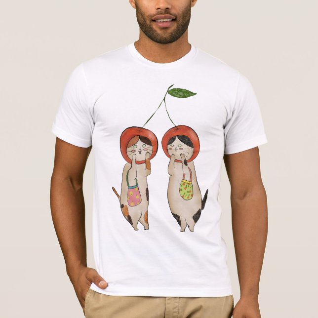 Catty Cherries T-Shirt (Vorderseite)