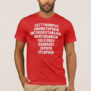 Cattywampus, Onomatopoeia, Antidisestablishmentari T-Shirt