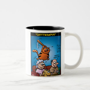 Cattywampus Zweifarbige Tasse