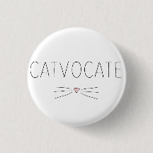 Catvocate Button Bagde