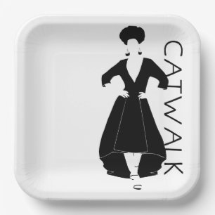 Catwalk Pappteller