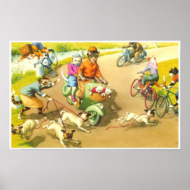 CATWALKS: Ein wilder Scooter Ride Poster Art (Vorne)