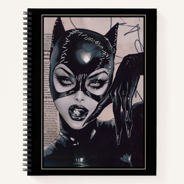 Catwoman #50 Sozomaika Cover Illustration Notizbuch (Vorderseite)