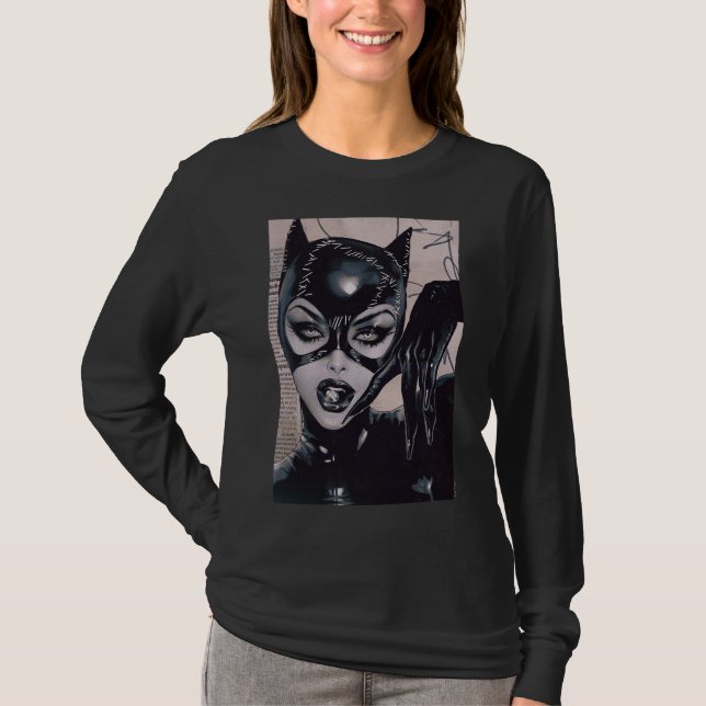 Catwoman #50 Sozomaika Cover Illustration T-Shirt (Vorderseite)