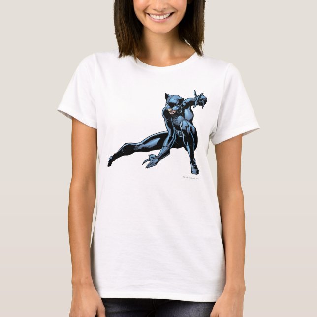 Catwoman Crouches T-Shirt (Vorderseite)
