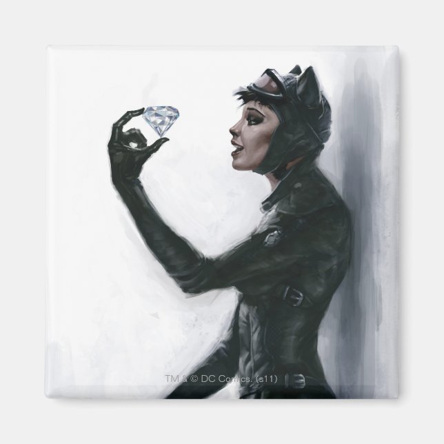 Catwoman Illustration Magnet (Vorne)
