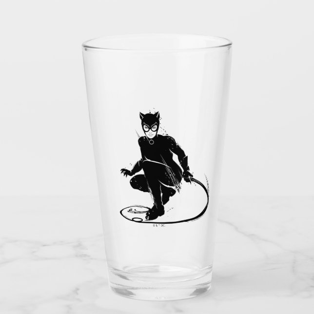 Catwoman Ink Brush Pose Glas (Vorderseite)