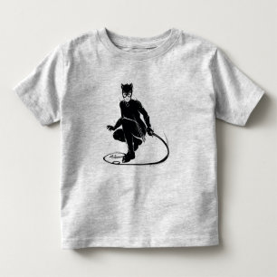 Catwoman Ink Brush Pose Kleinkind T-shirt