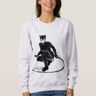 Catwoman Ink Brush Pose Sweatshirt